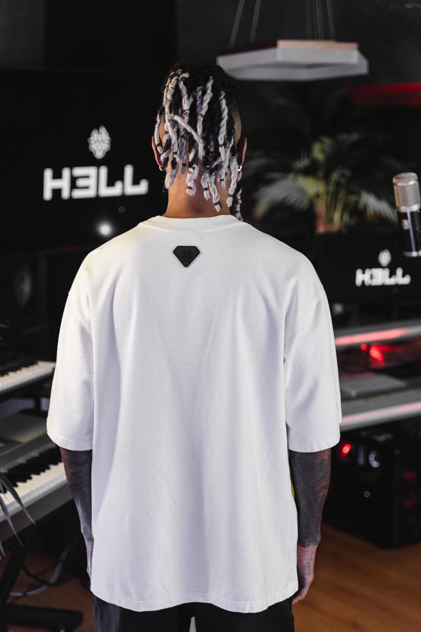 Basic HELL T-shirt White/white