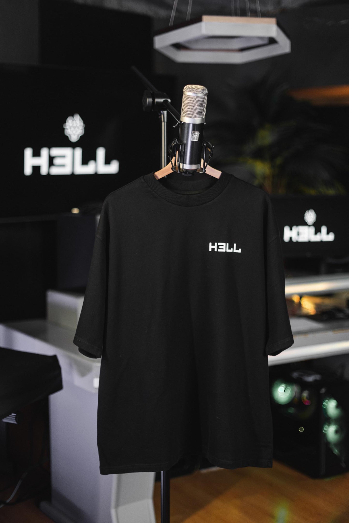 Basic HELL T-shirt Black/white