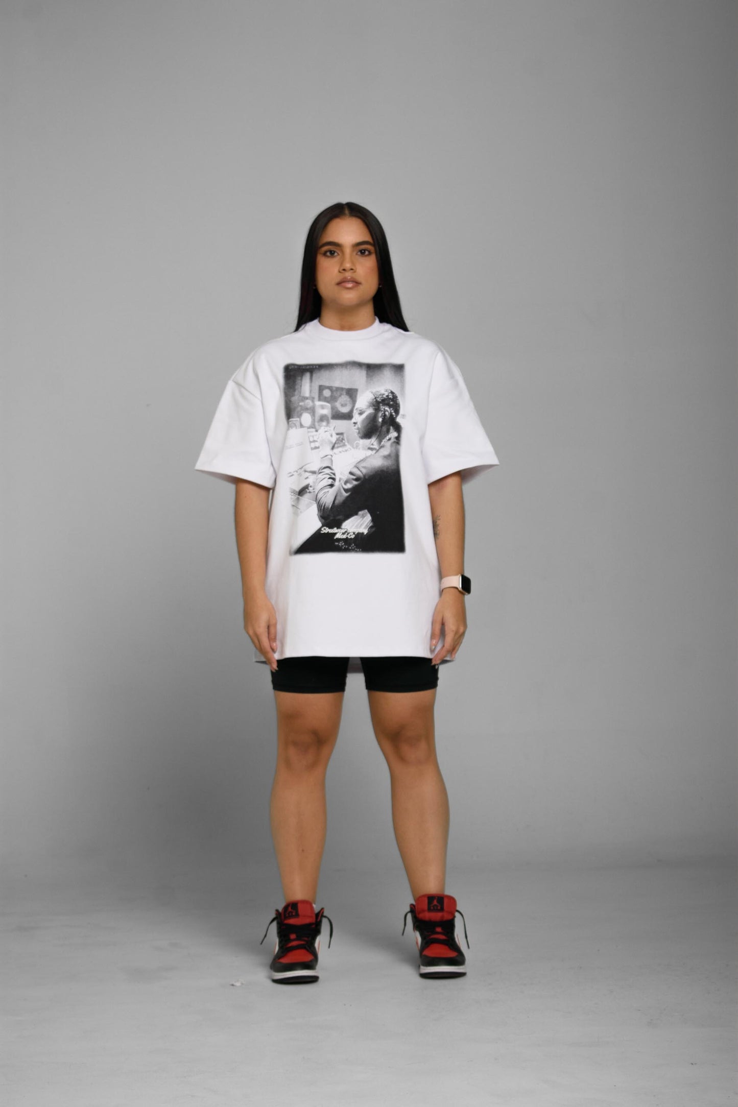 TRIBUTE POP Smoke T-shirt White (Mujer)