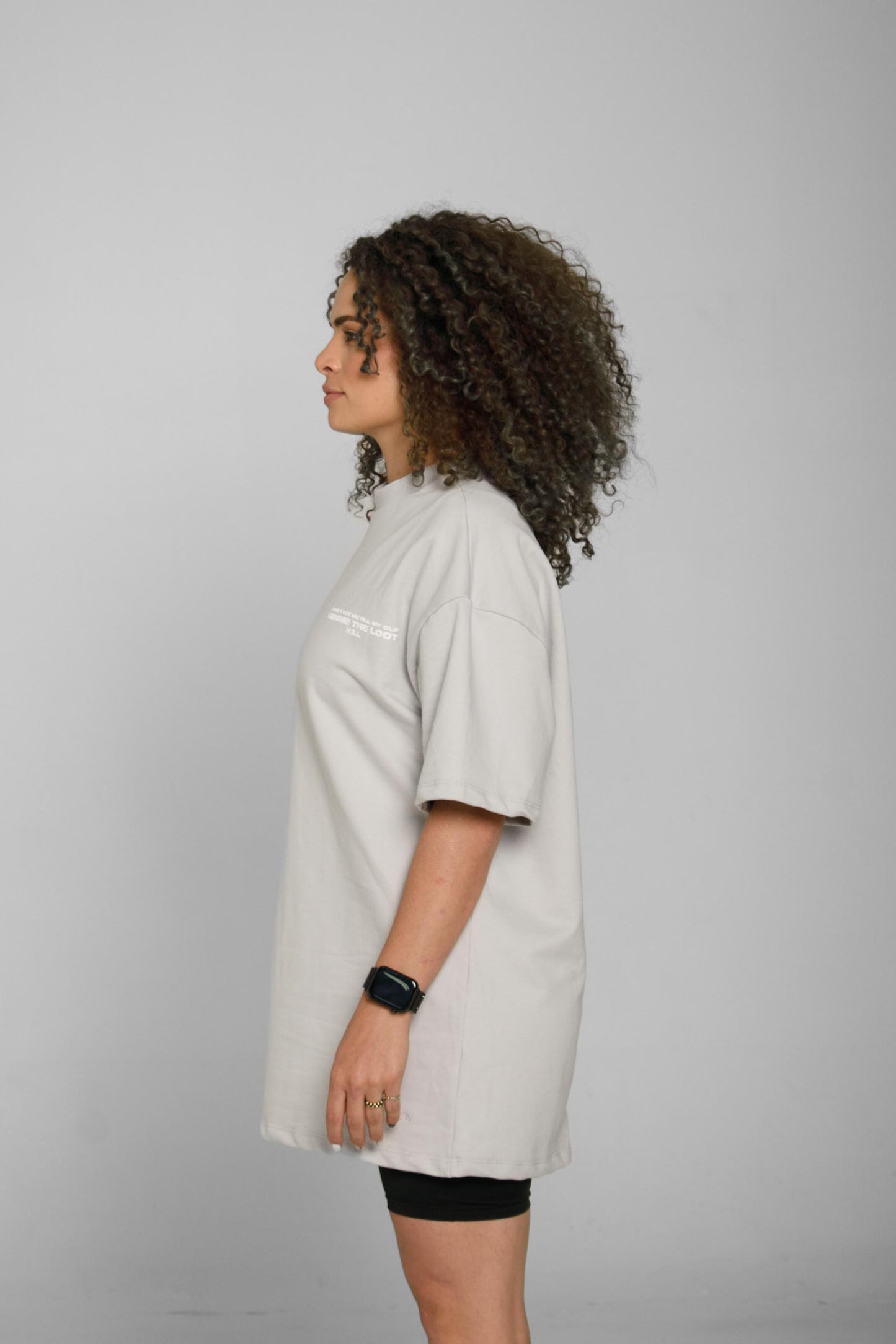 TRIBUTE Notorious B.I.G T-shirt Gray (Mujer)
