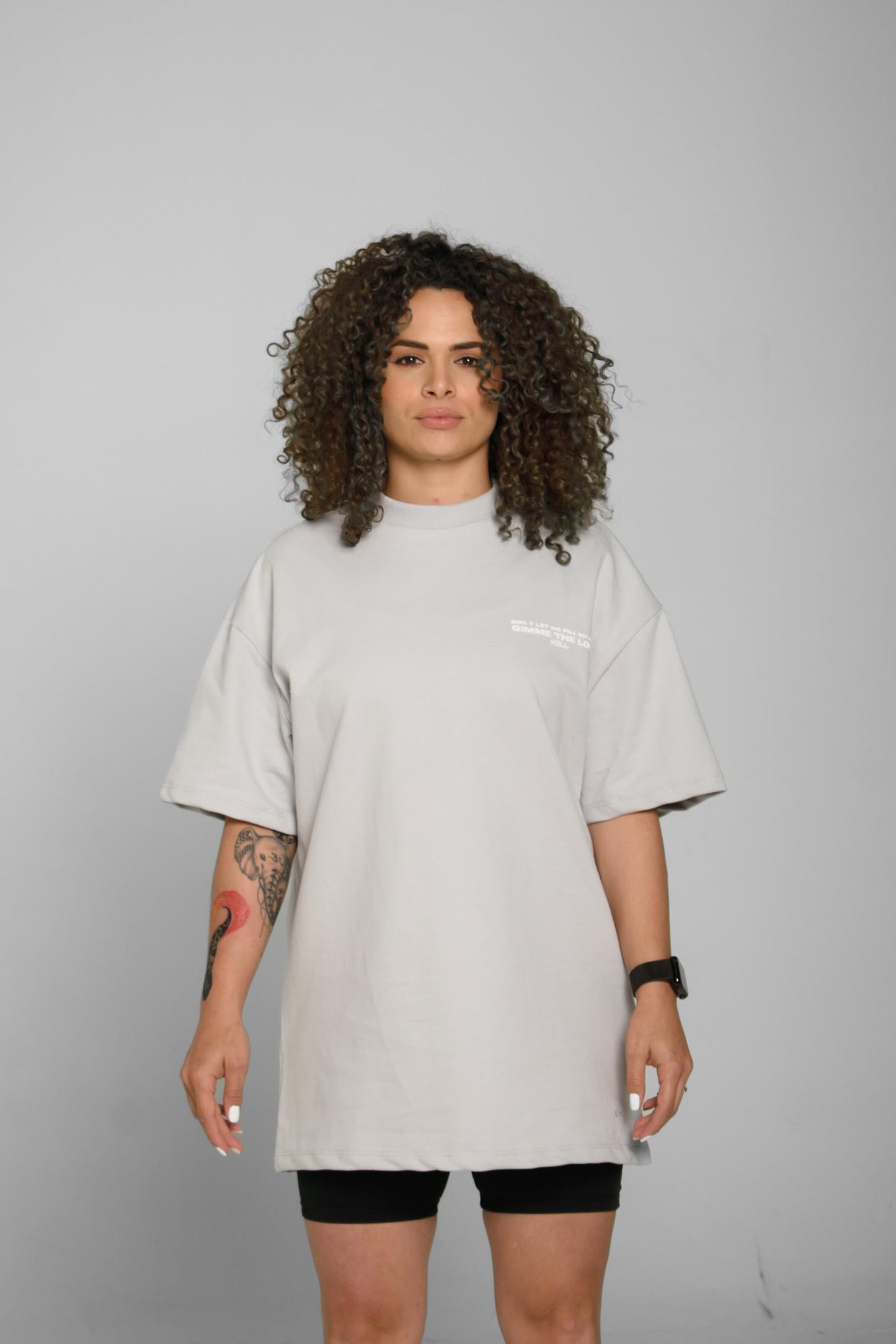 TRIBUTE Notorious B.I.G T-shirt Gray (Mujer)