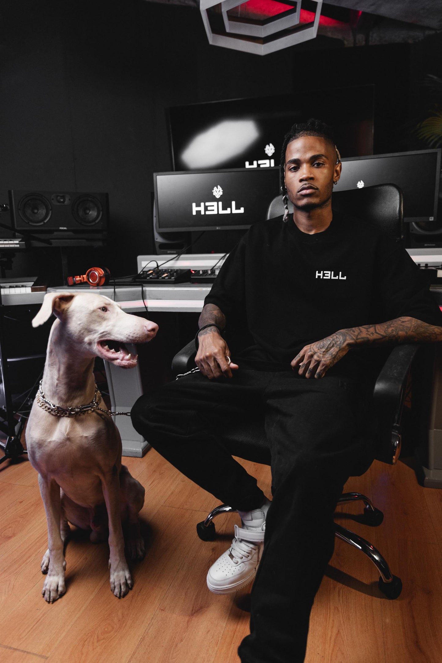 Basic HELL T-shirt Black/white
