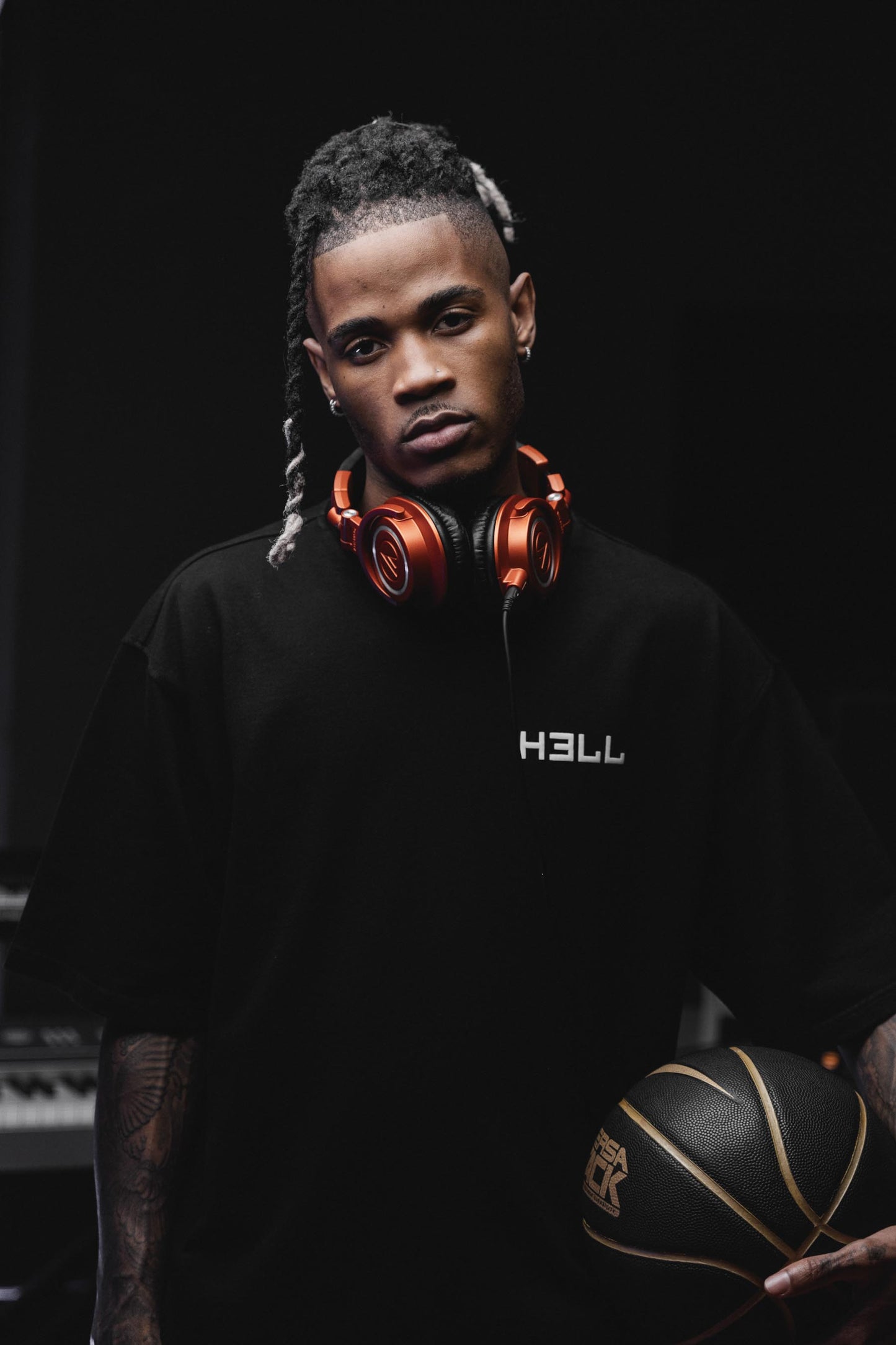 Basic HELL T-shirt Black/white