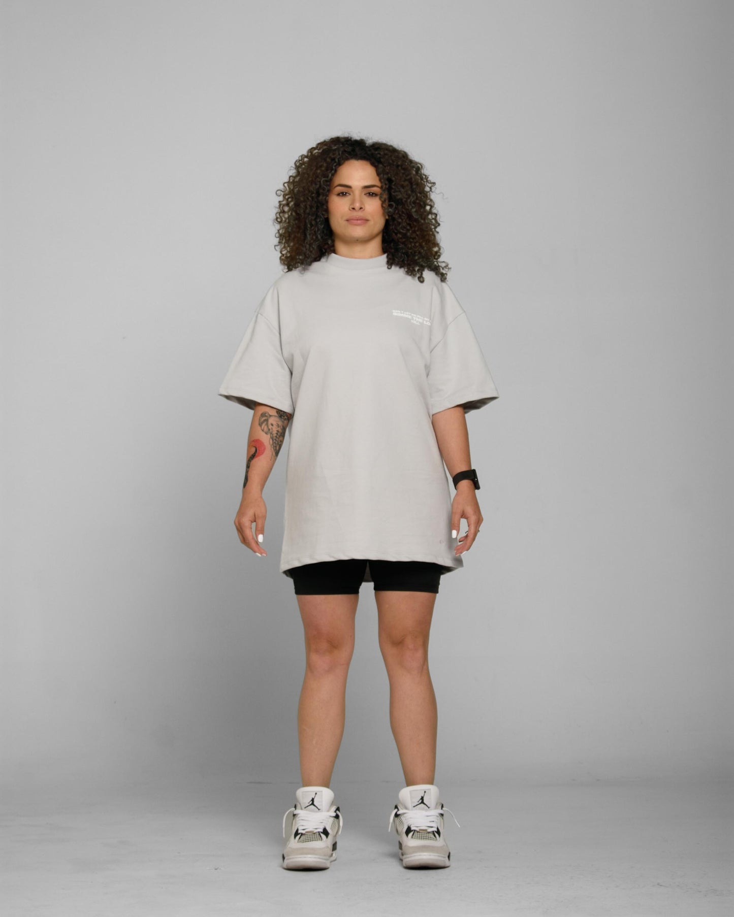 TRIBUTE Notorious B.I.G T-shirt Gray (Mujer)