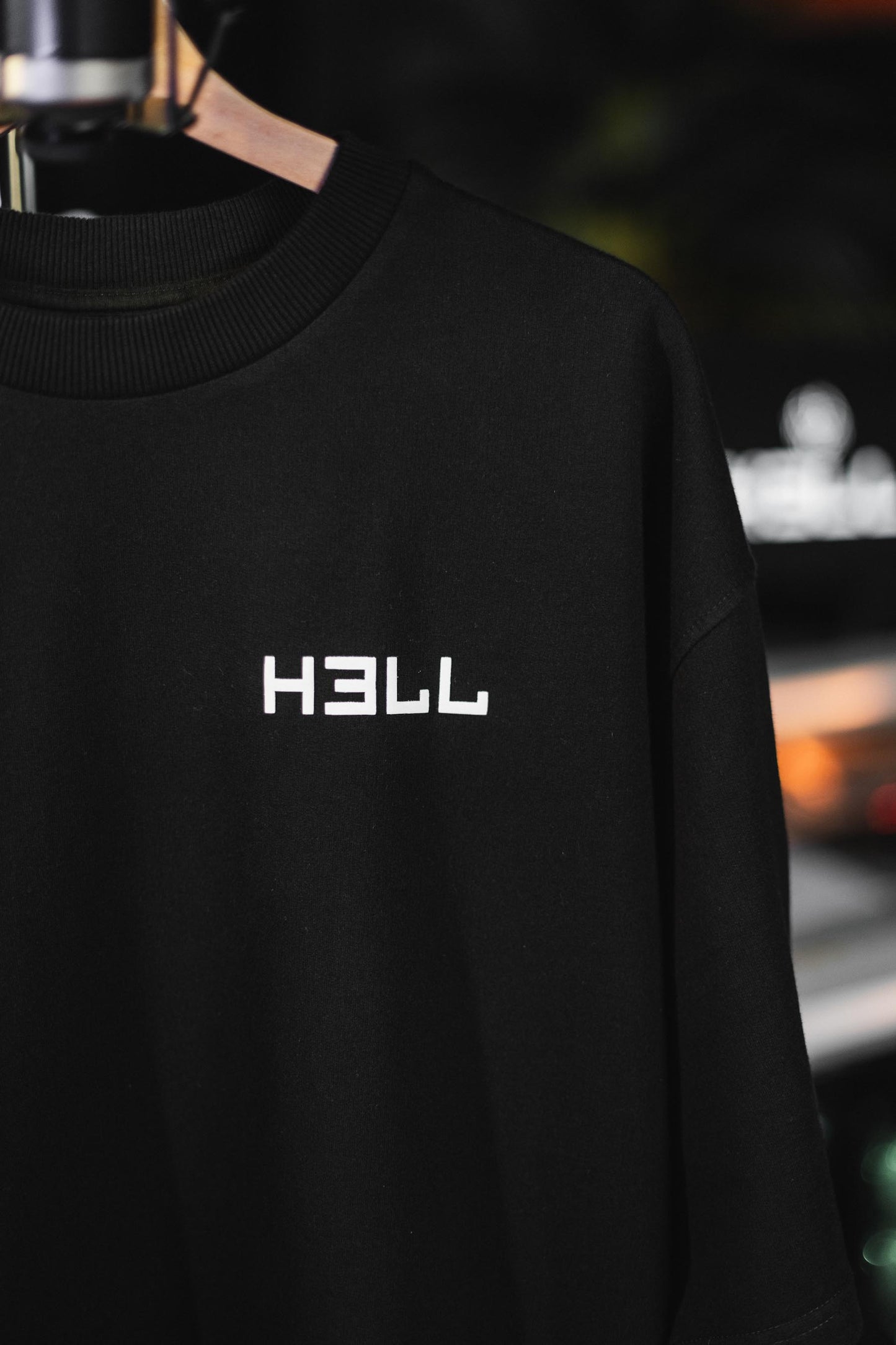 Basic HELL T-shirt Black/white