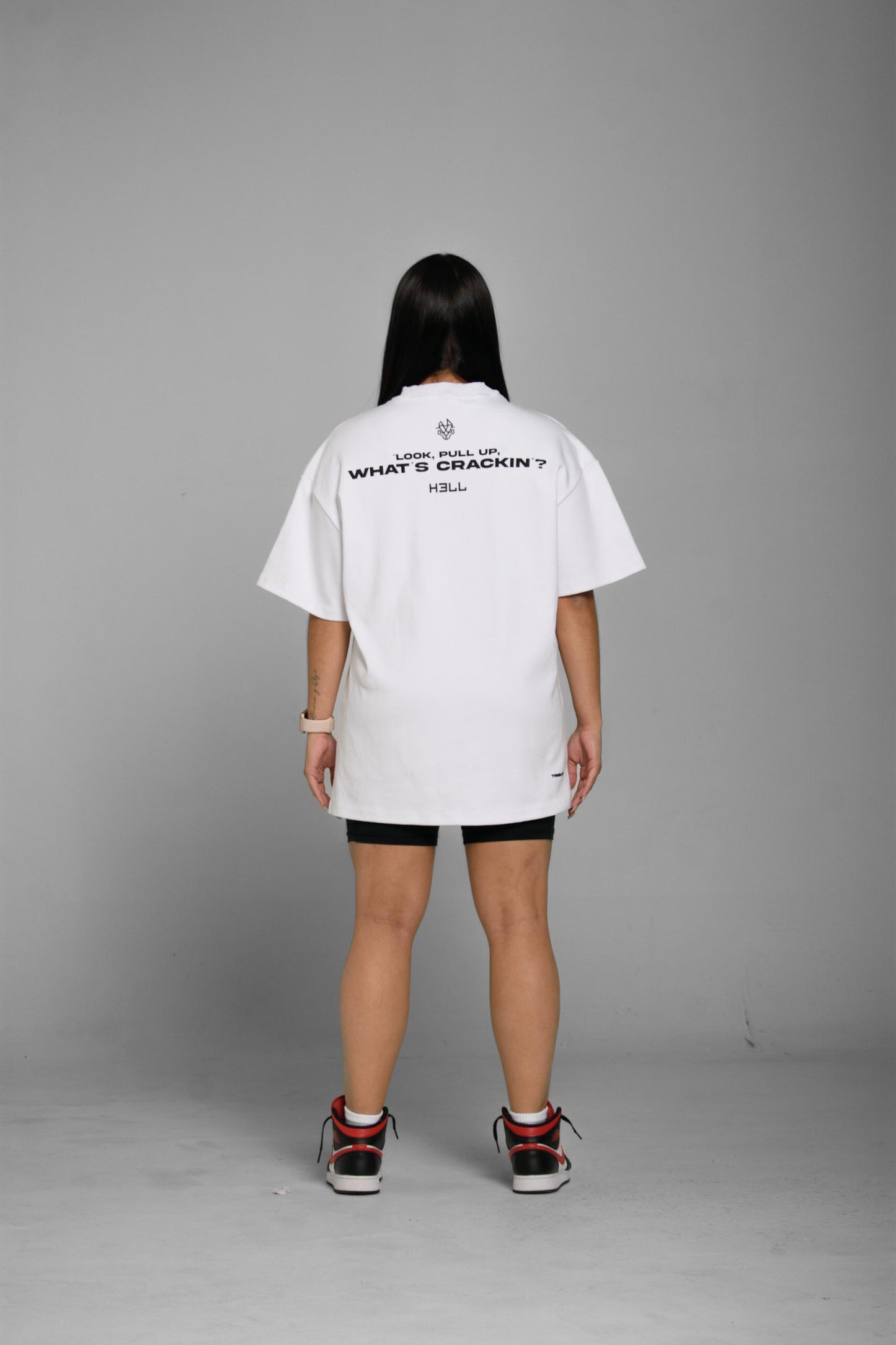 TRIBUTE POP Smoke T-shirt White (Mujer)