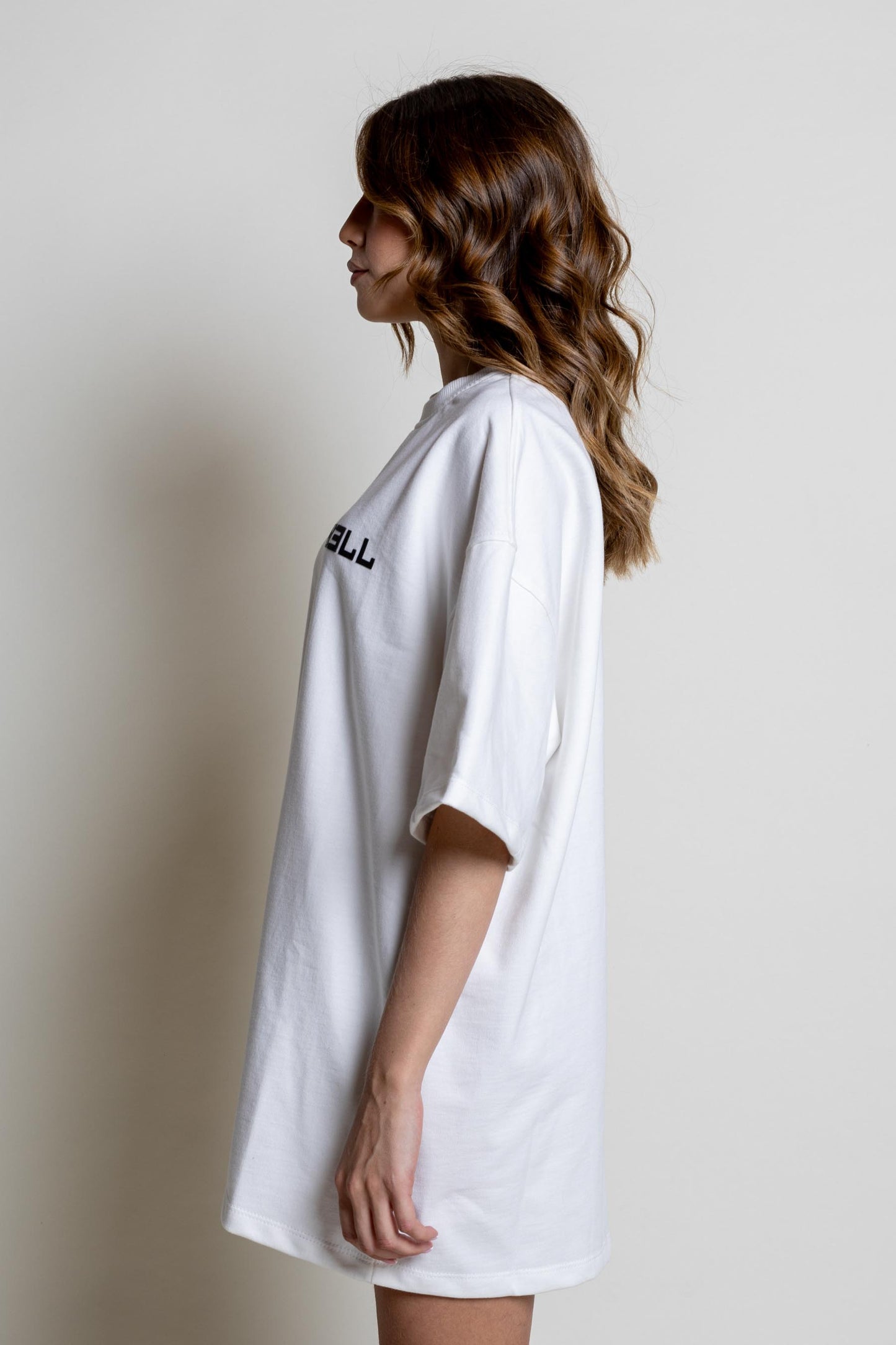 Basic HELL T-shirt White/Black (Mujer)