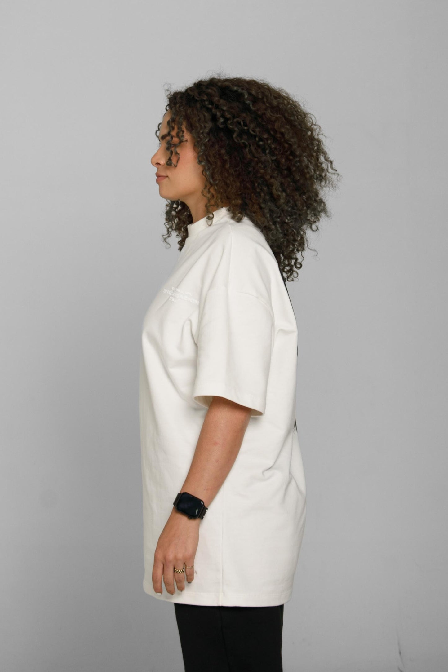 TRIBUTE Pop Smoke & Take Off T-shirt Beige (Mujer)