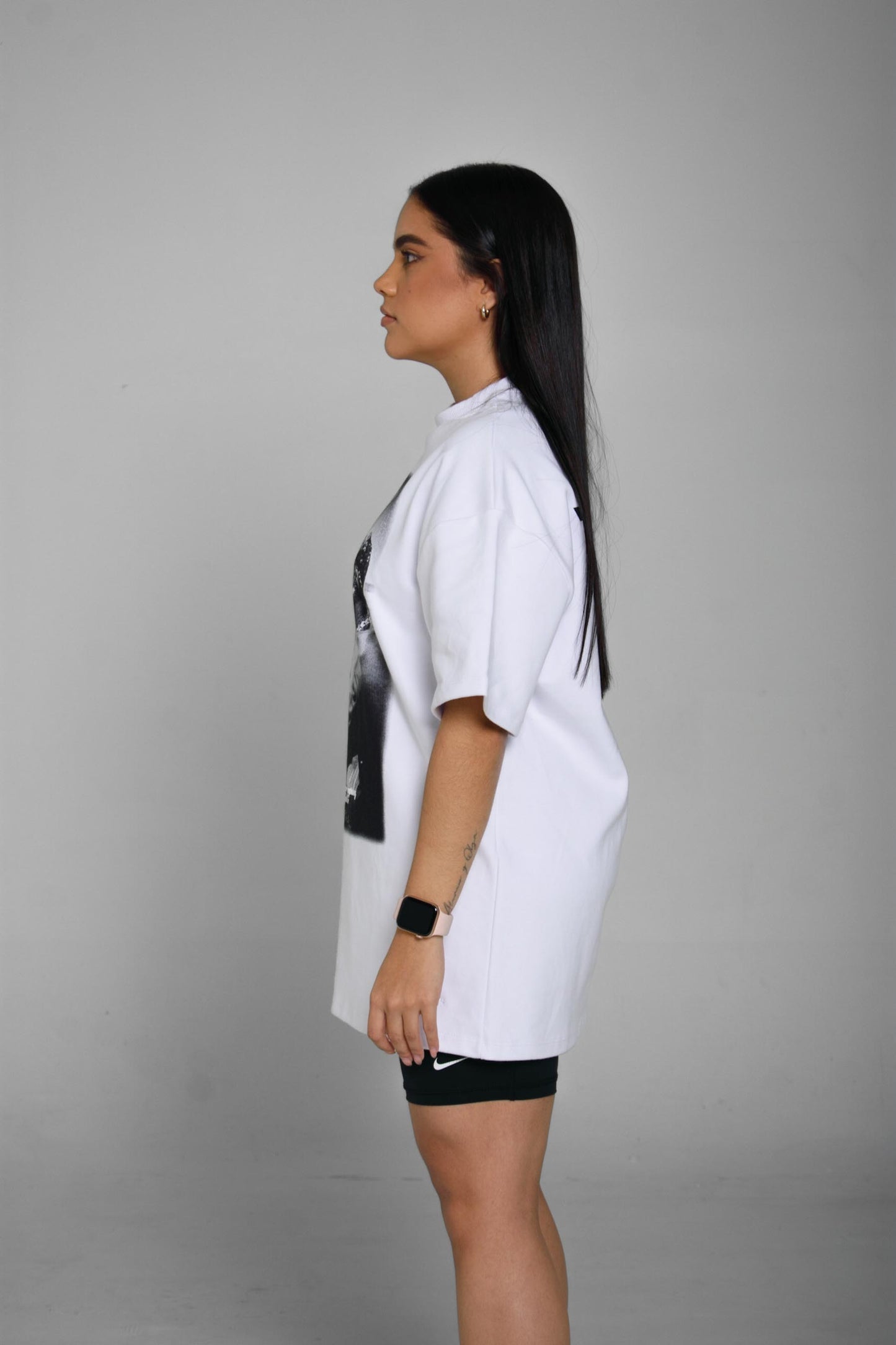 TRIBUTE POP Smoke T-shirt White (Mujer)