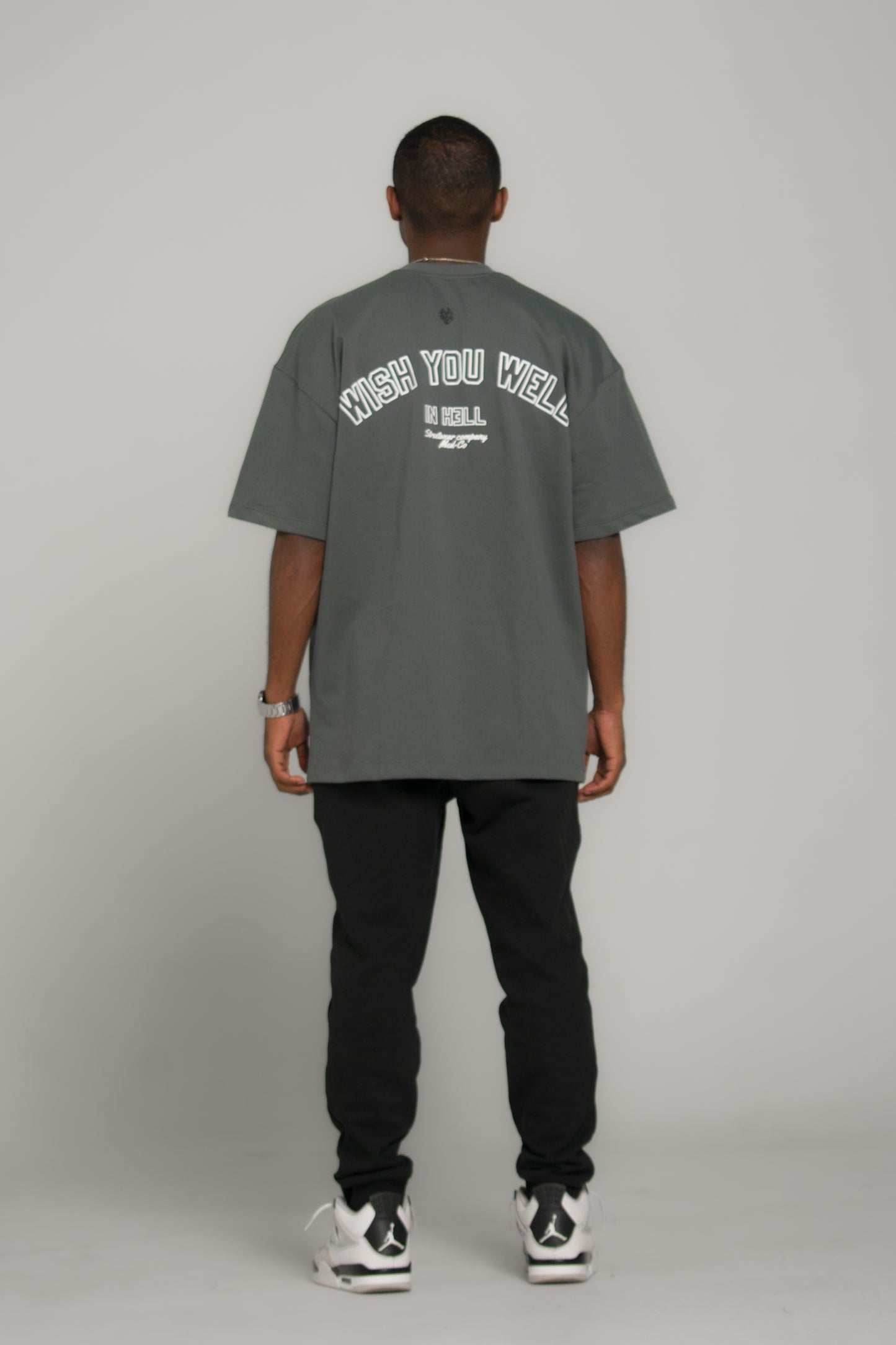WISH YOU WELL T-shirt Gray