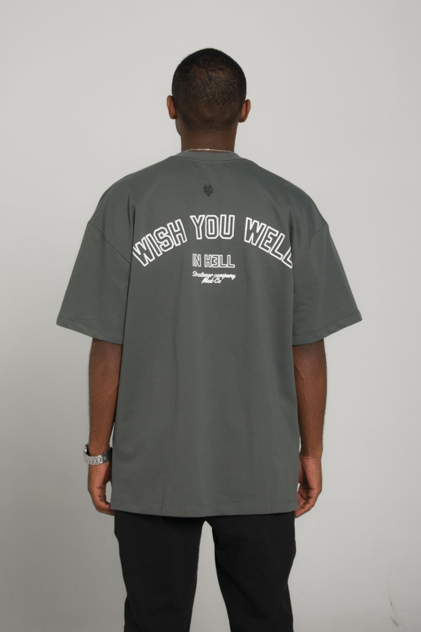 WISH YOU WELL T-shirt Gray