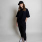 Basic HELL T-shirt Black/Black (Mujer)