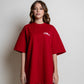 Basic HELL T-shirt Red/white (Mujer)