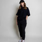 Basic HELL T-shirt Black/Black (Mujer)