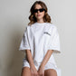 Basic HELL T-shirt White/Black (Mujer)