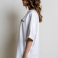 Basic HELL T-shirt White/Black (Mujer)
