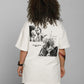 TRIBUTE Pop Smoke & Take Off T-shirt Beige (Mujer)