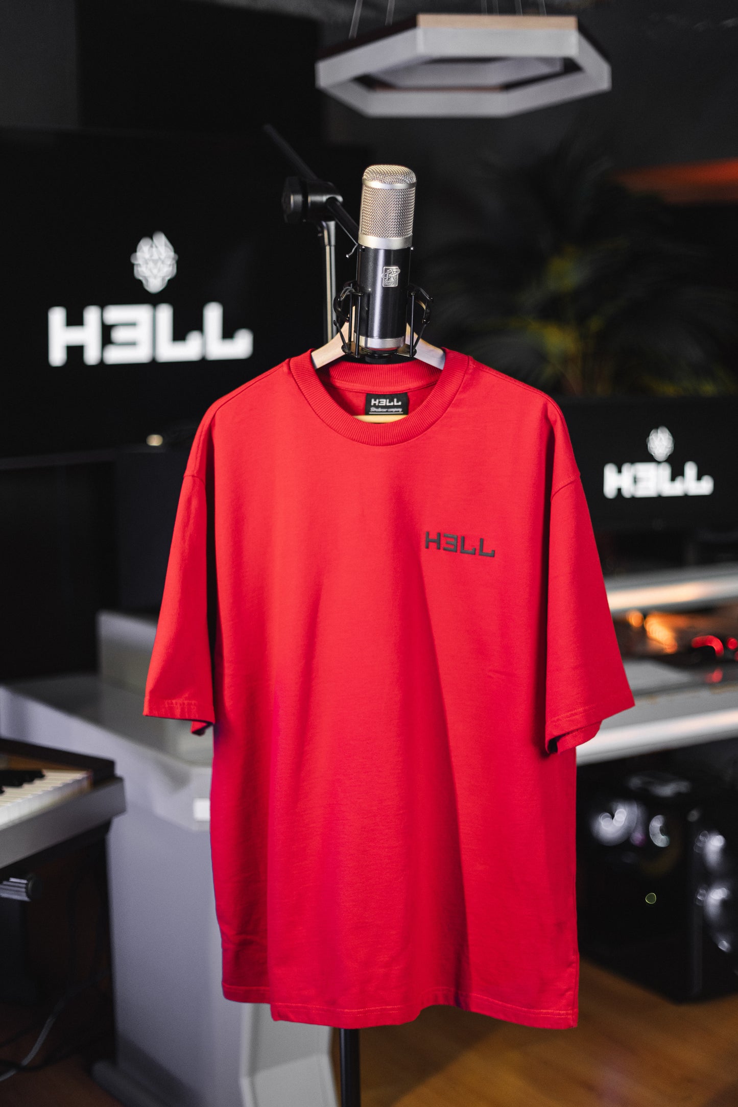 Basic HELL T-shirt Red/Black