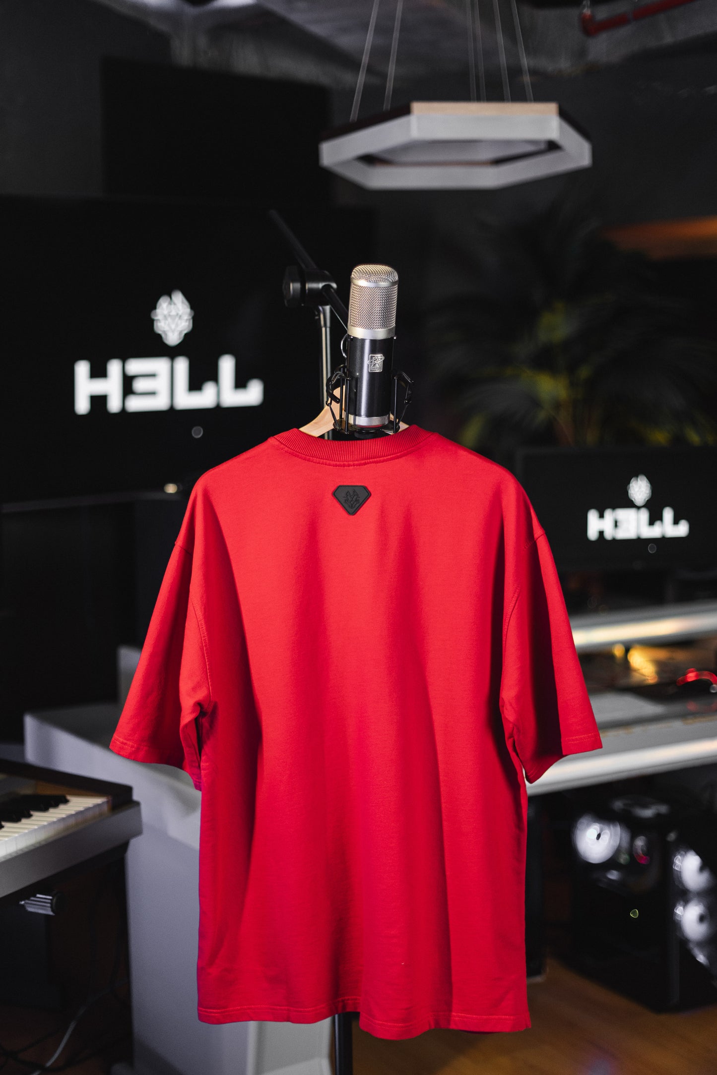 Basic HELL T-shirt Red/Black