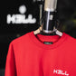 Basic HELL T-shirt Red/white