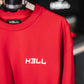 Basic HELL T-shirt Red/white