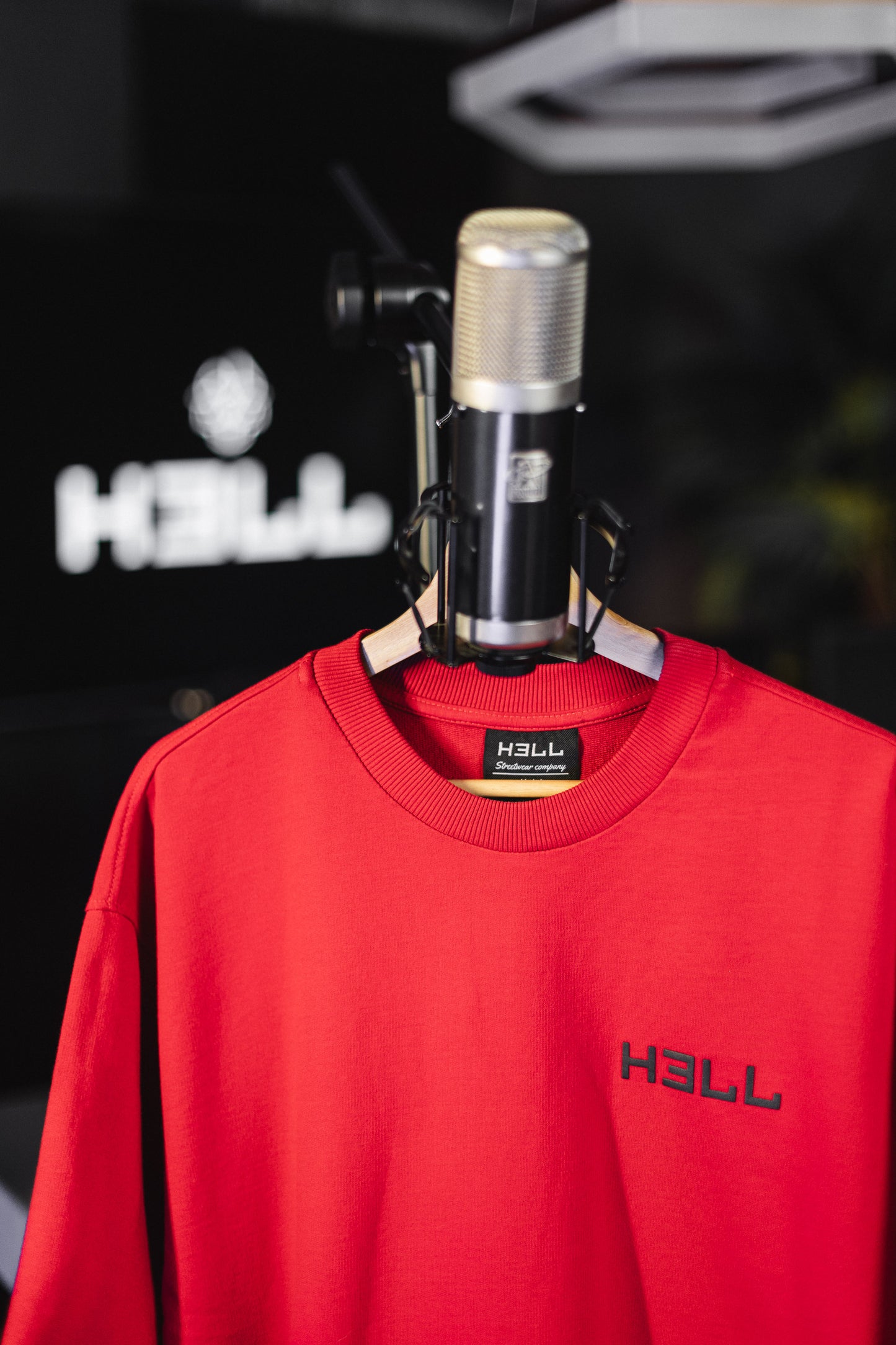 Basic HELL T-shirt Red/Black