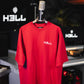 Basic HELL T-shirt Red/white